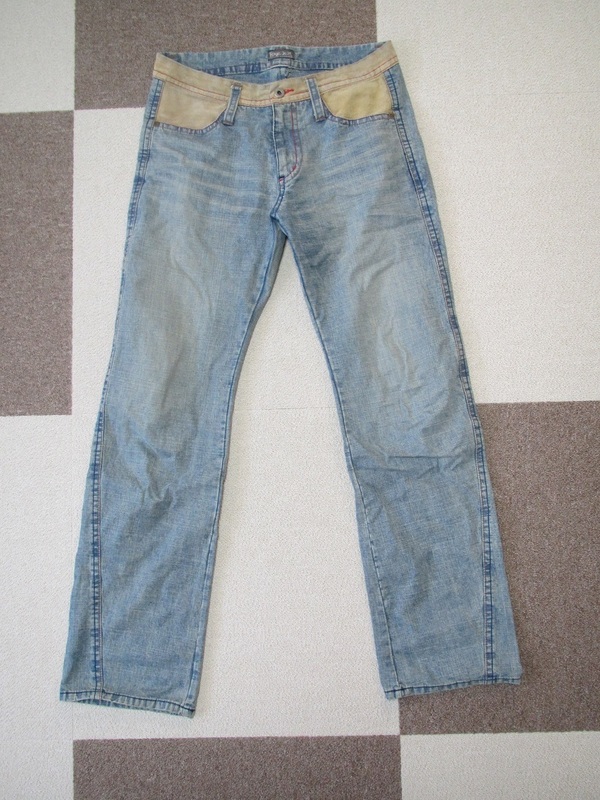 Royal Jean BY JEAN NASSAUS★デニムパンツ★ダメージ加工ジーンズ★レディースL★ジーンナッソーズ★中古★送710