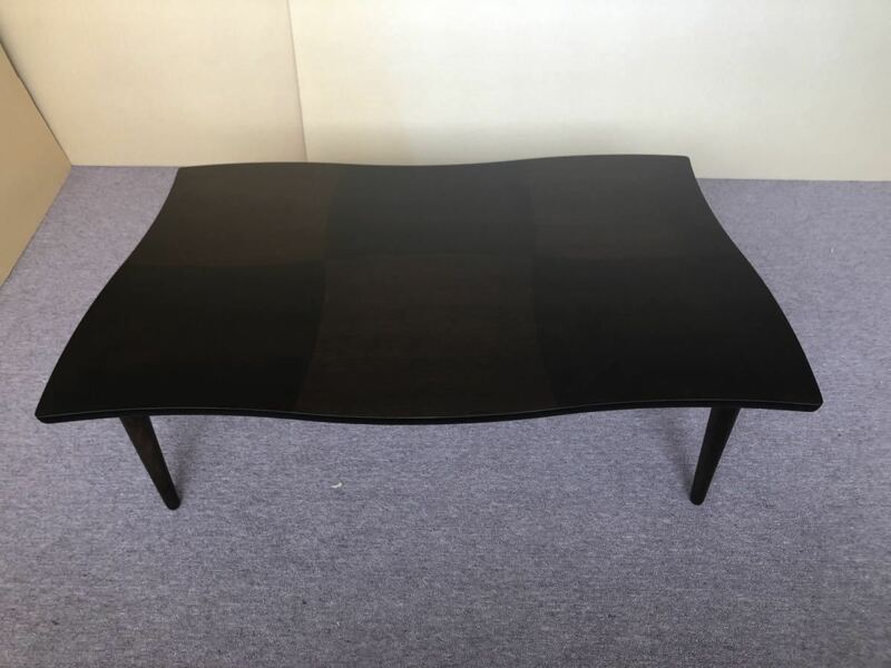 ☆ デザインテーブル 120cm ウェーブ型 国産テーブル☆