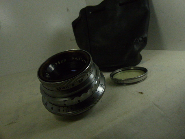 TKK CANTER 75㎜ F3.5 フィルター・ケース付 美品