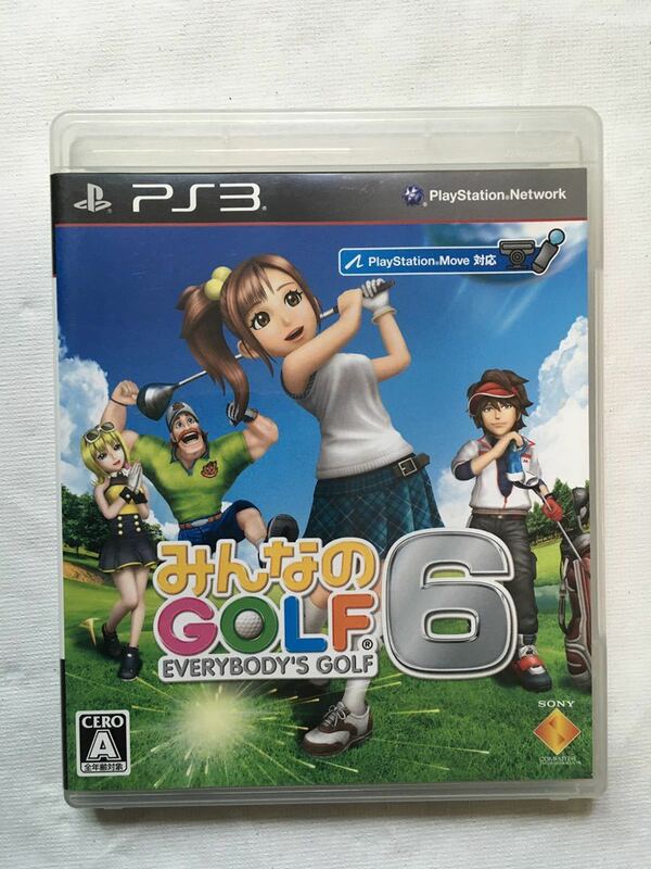 【中古PS3】みんなのゴルフ6 EVERYBODY'S GOLF 6 PS3ソフト ゲームソフト