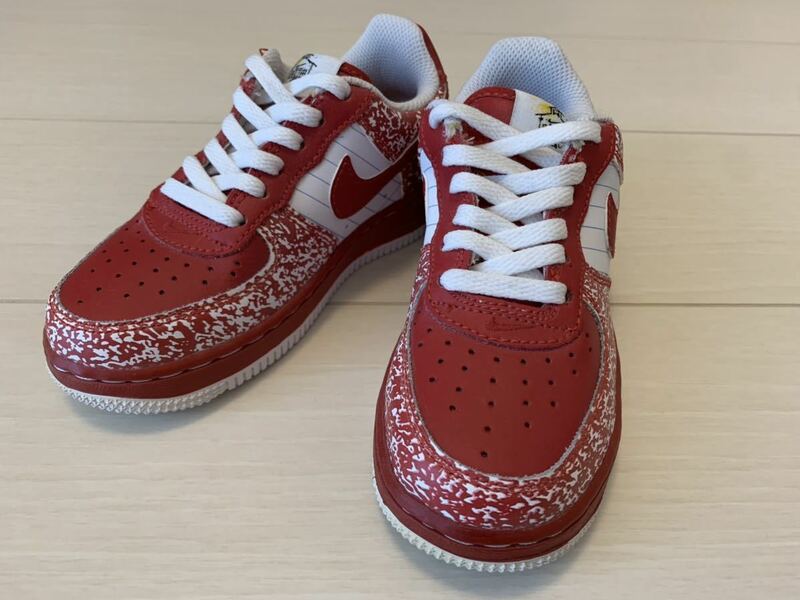 Nike Air Force 1 GS Composition Book Red White DUNK LOW SB Back to School Notebook Pack Mead props store the apartment 90s