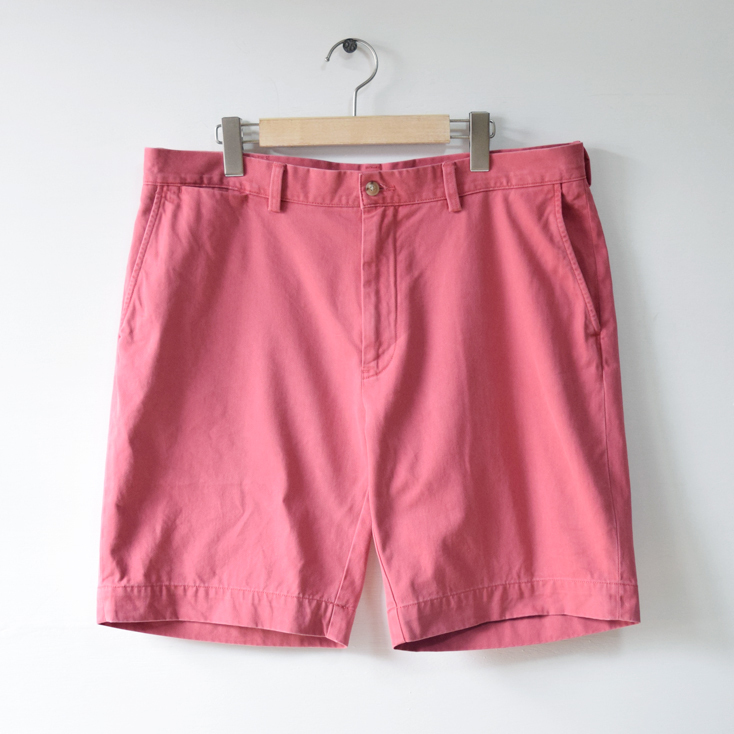 【送料無料】ポロ ラルフローレン コットン ハーフパンツ ショーツ 半ズボン W36 ピンク系 POLO RALPH LAUEN EZ0167