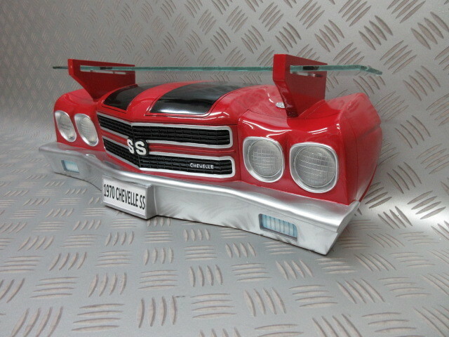 1970 CHEVROLET Chevelle　シボレー シェベル 壁掛け 3D シェルフ！GM Official Licensed Product!!! LEDライト点灯! Gift!!!