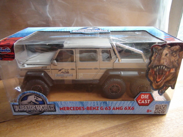 ミニカー JURASSIC WORLD MERCED-BENZ G63 AMG6X6 メルセデス・ベンツ Gクラス 未開封