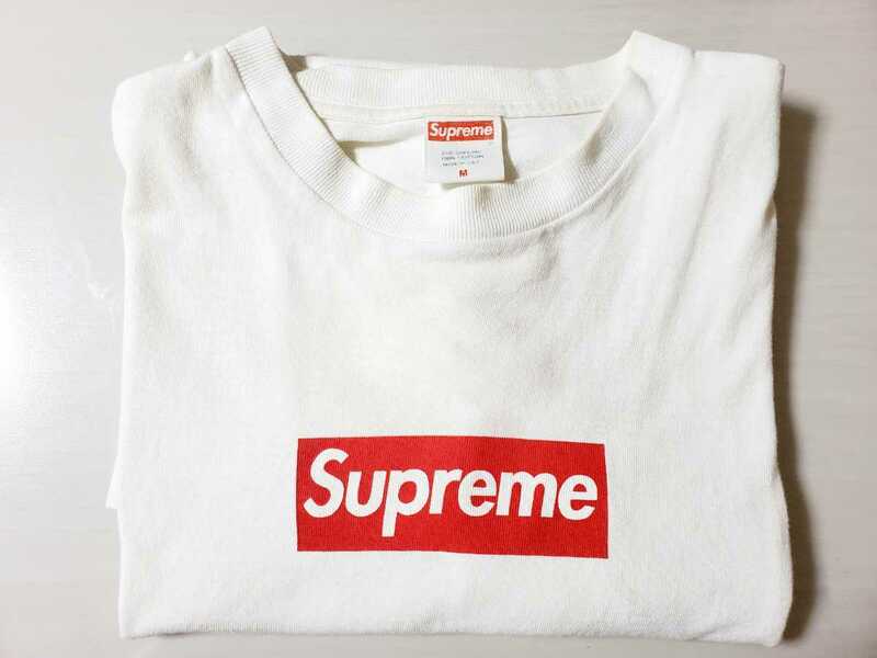 Supreme シュプリーム ボックスロゴTシャツ ホワイト 半袖シャツ Mサイズ