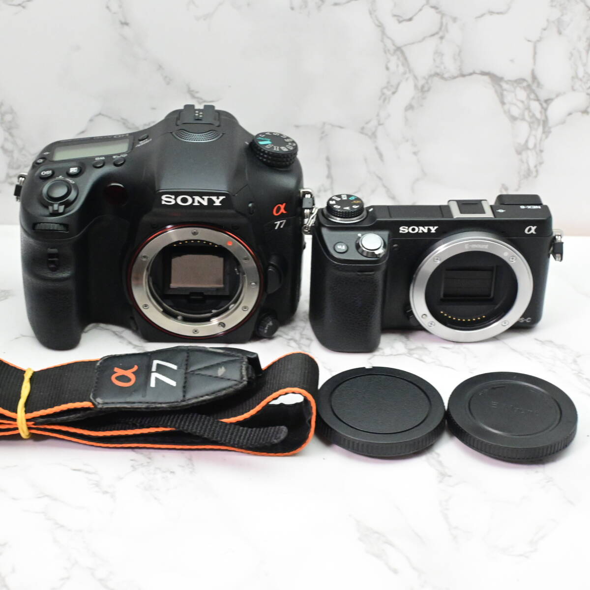 0718[H044][G961]27 ソニー SONY α NEX-6 / α77 ボディ SLT-A77V