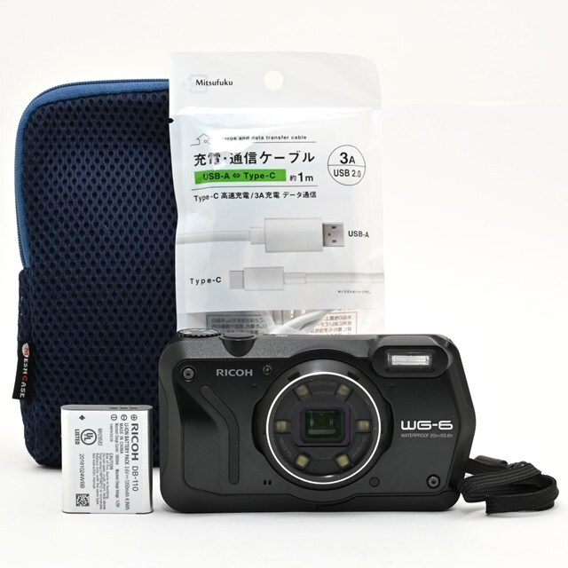 ＜良品＞ RICOH WG-6 ブラック