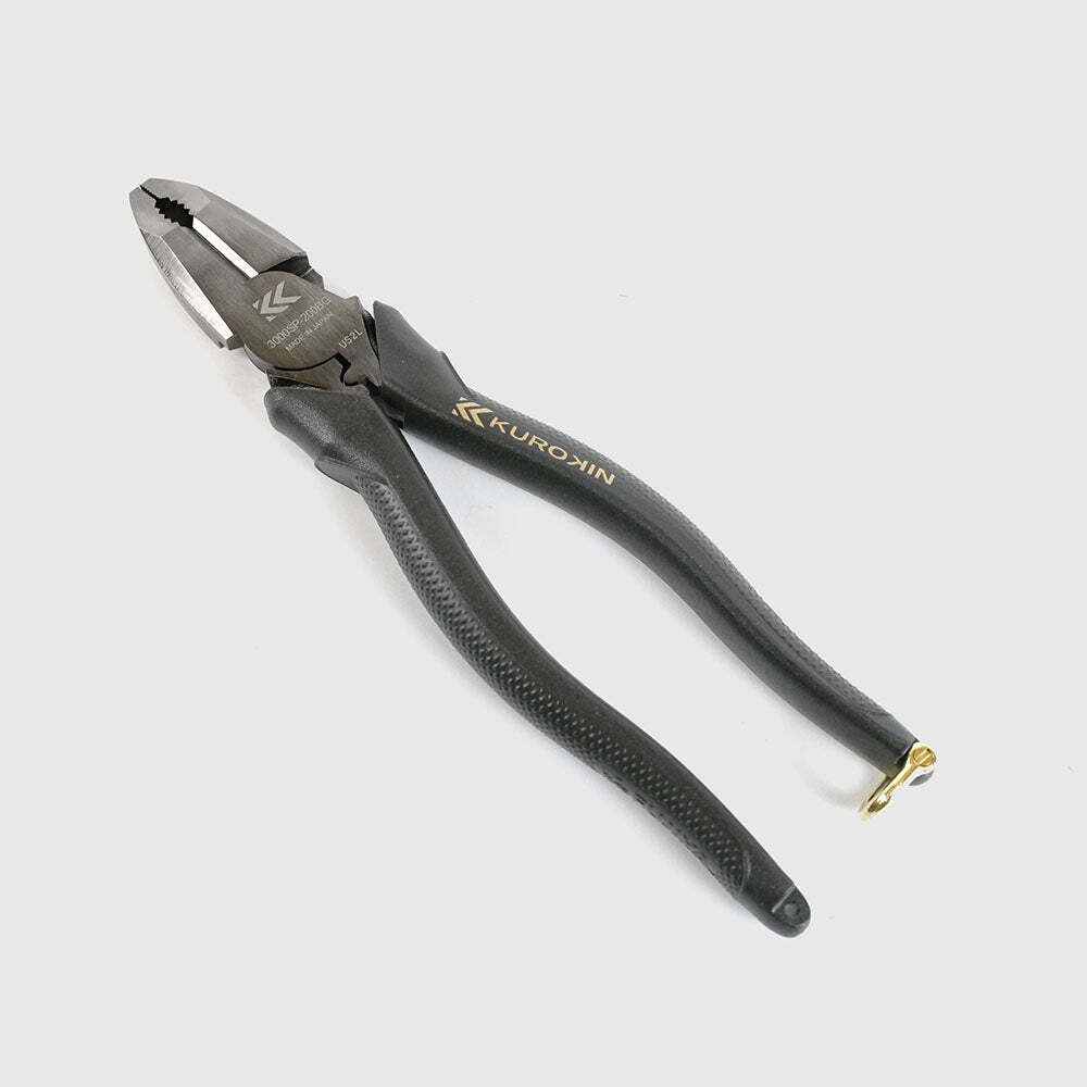 新品・未使用 KUROKIN（黒金） 3000SP-200BG テコペン偏芯パワーペンチ 200mm FUJIYA（フジ矢）◇送料無料◇