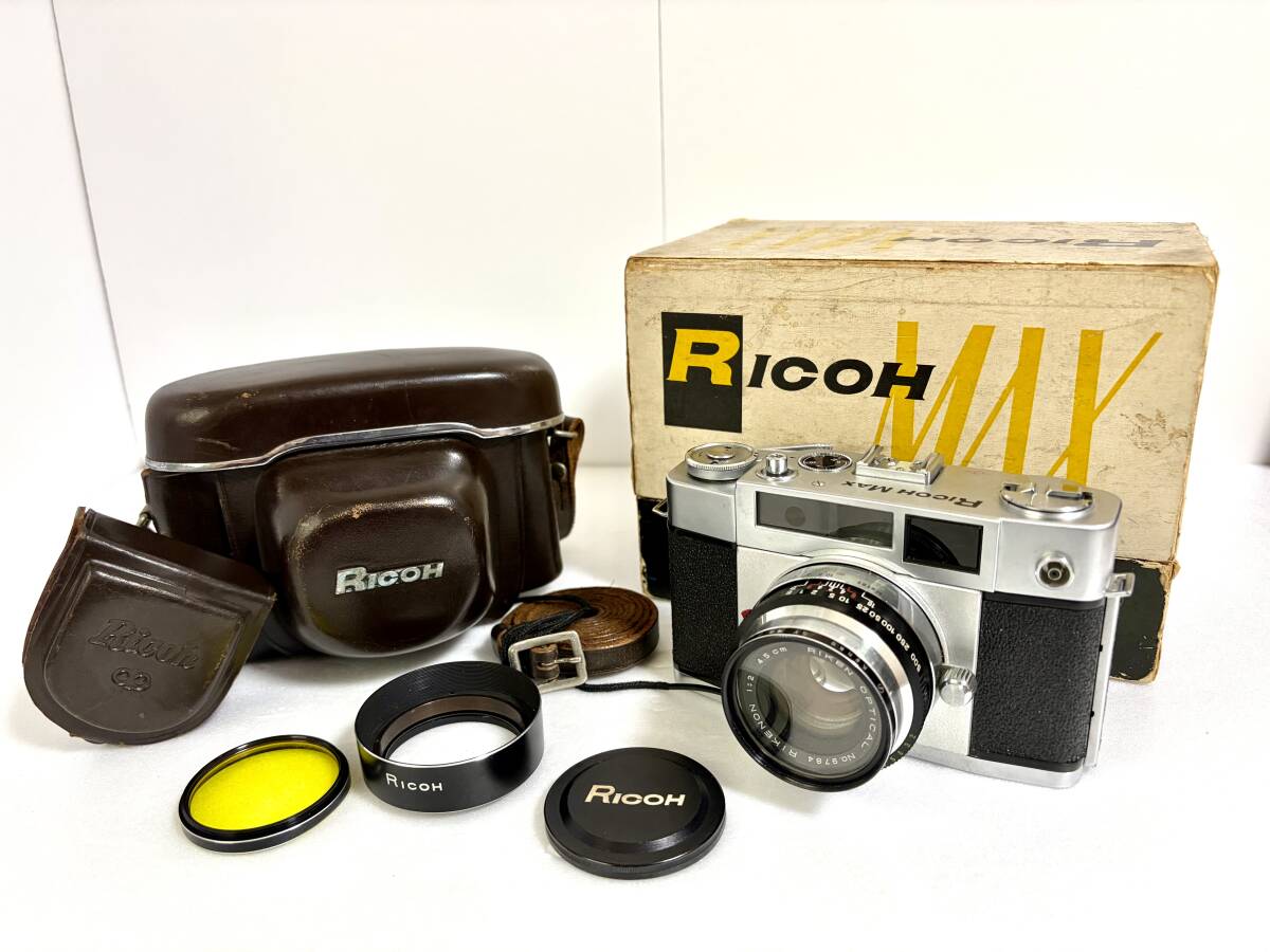 RICOH MAX リコーマックス レンズ4.5cm F2　動作確認済み　元箱付