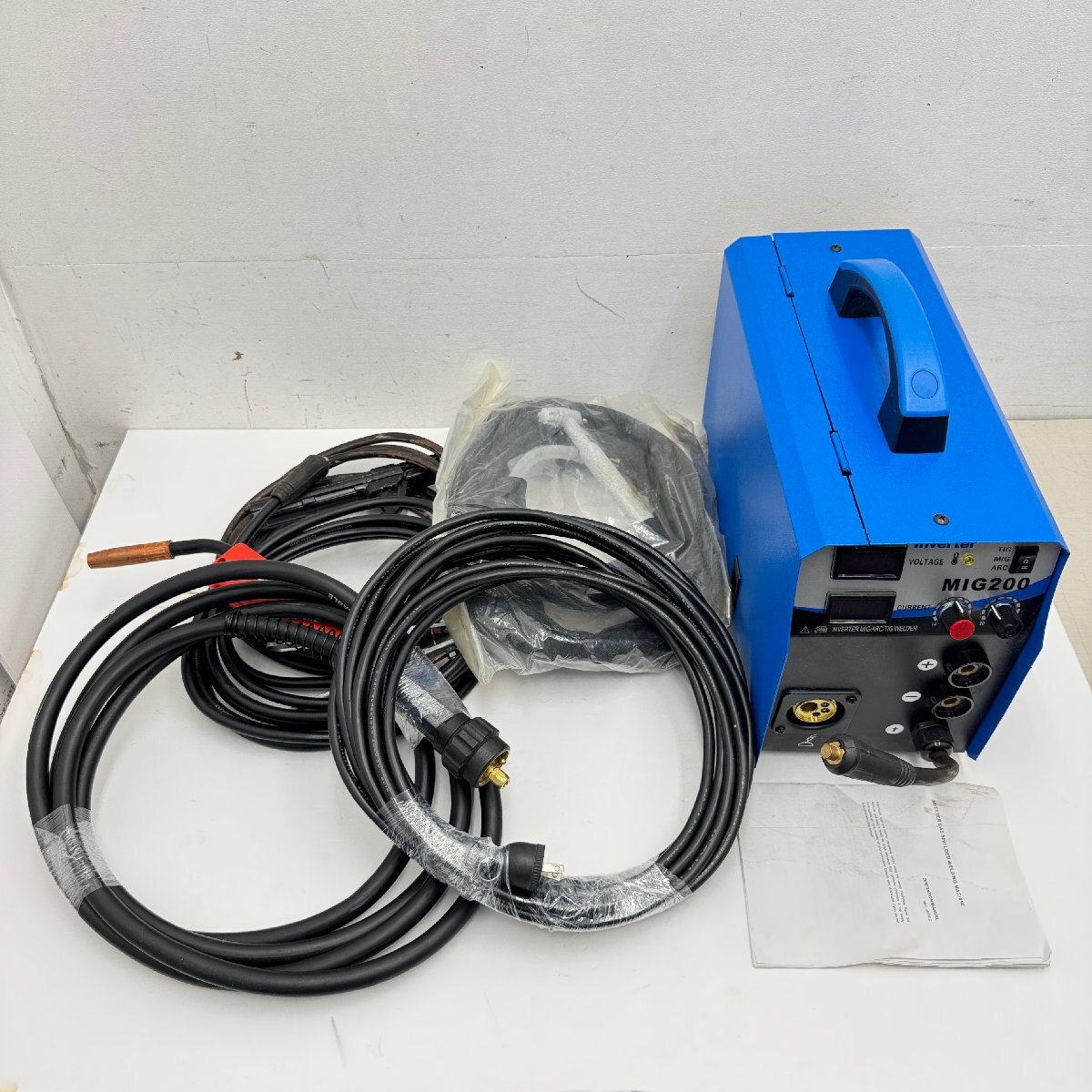 ★複合型インバーター式半自動溶接機 MIG200 通電確認済み 中古現状品 8/071001h★