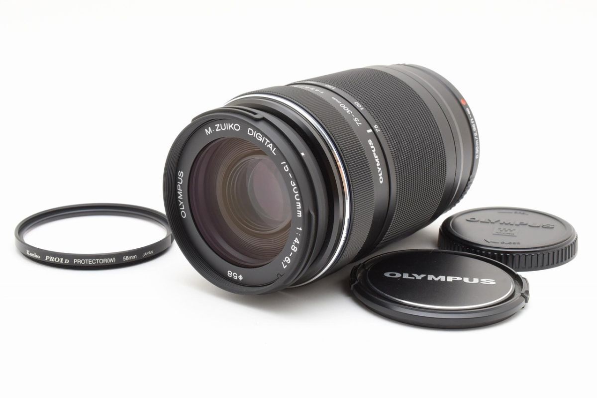 [美品] Olympus オリンパス M.ZUIKO DIGITAL 75-300mm F/4.8-6.7 II ED #2967365