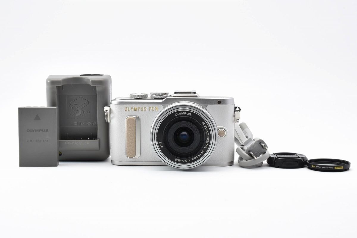 [美品] Olympus オリンパス PEN E-PL8 + 14-42mm レンズ #2986549