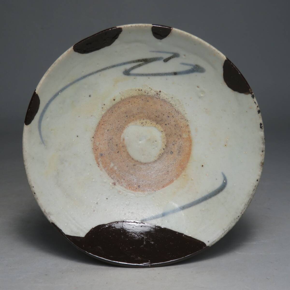 【東】明時代　青花小盤 　古染付　中国美術/古美術・骨董品 lot:73123