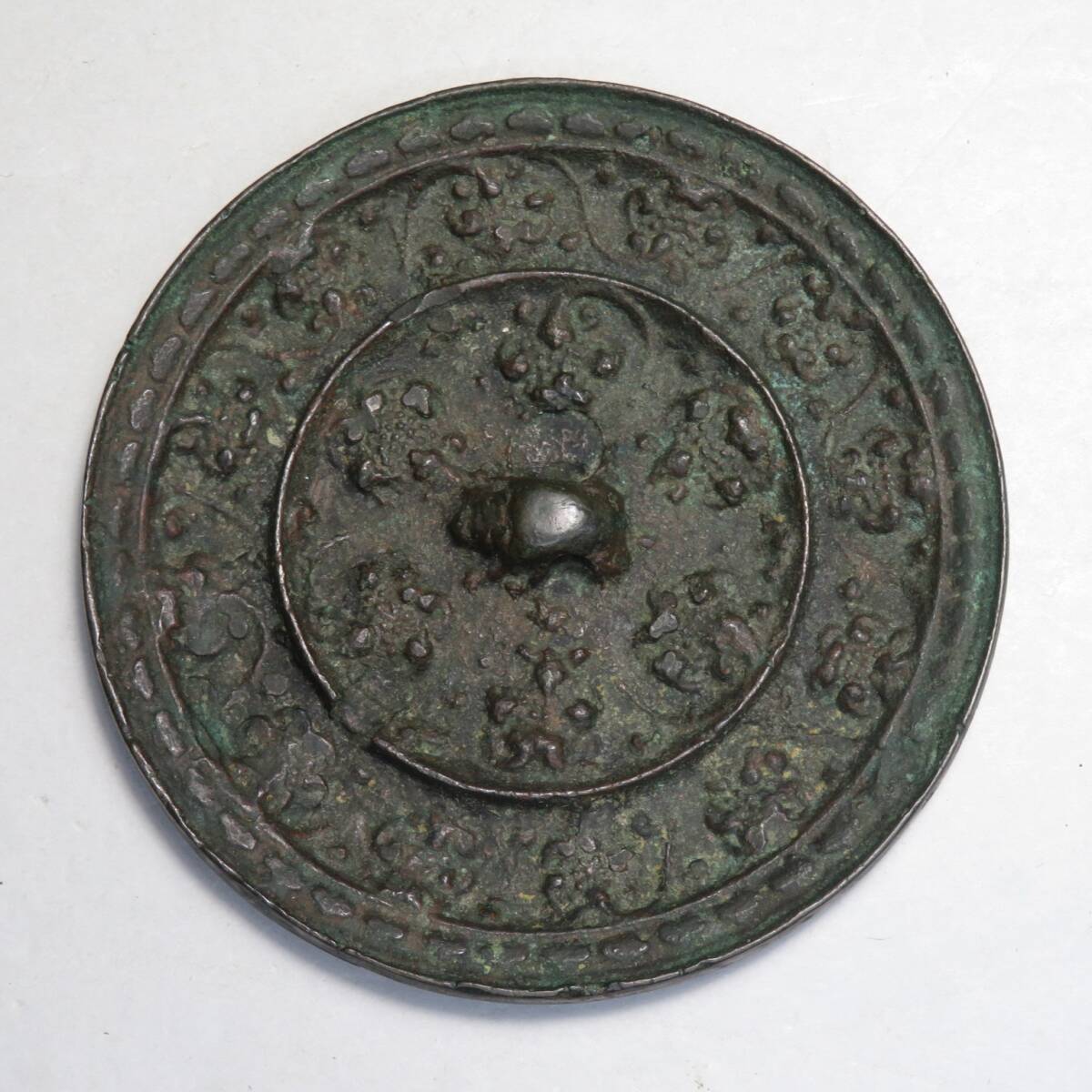 【東】唐物　銅製　海獣葡萄鏡　銅鏡 古鏡　中国美術/古美術・骨董品　中国美術/古美術・骨董品　lot:73131