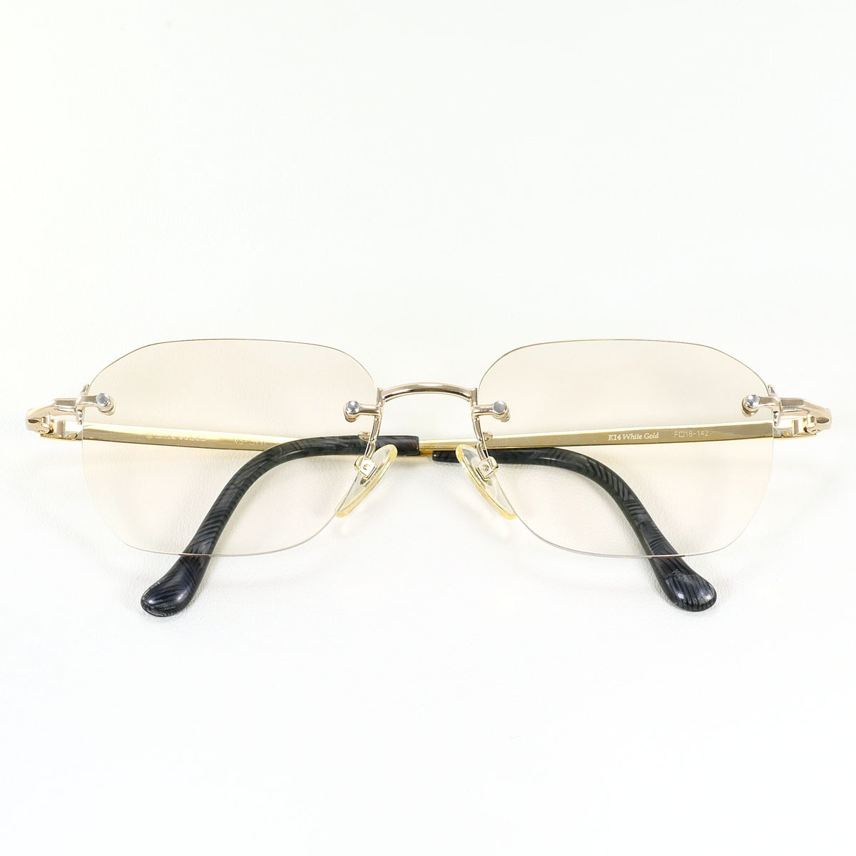 ミラショーン mila schon K14WG 眼鏡 総重量約29.5g 中古☆0315