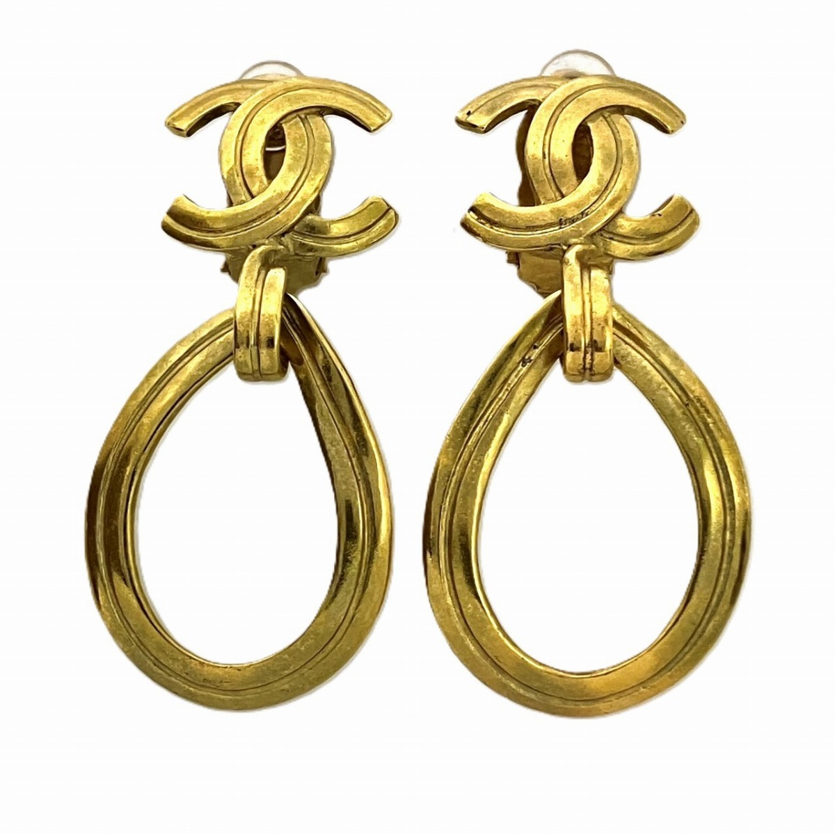 シャネル CHANEL イヤリング　アクセサリー ヴィンテージ 総重量約17.8g GP 中古 美品 送料無料☆0335