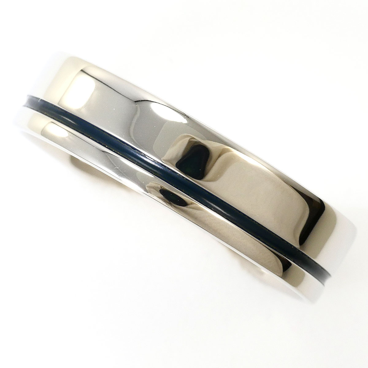 セントピュール PT1000/プラチナ コード リング・指輪 22号 総重量約6.7g ジュエリー 中古 美品 送料無料☆0315