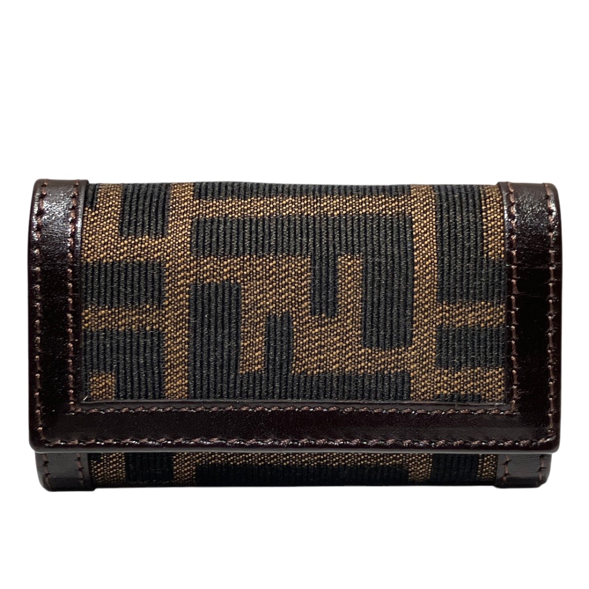 フェンディ FENDI ６連キーケース キーケース ズッカ キャンバス レザー 中古☆0310