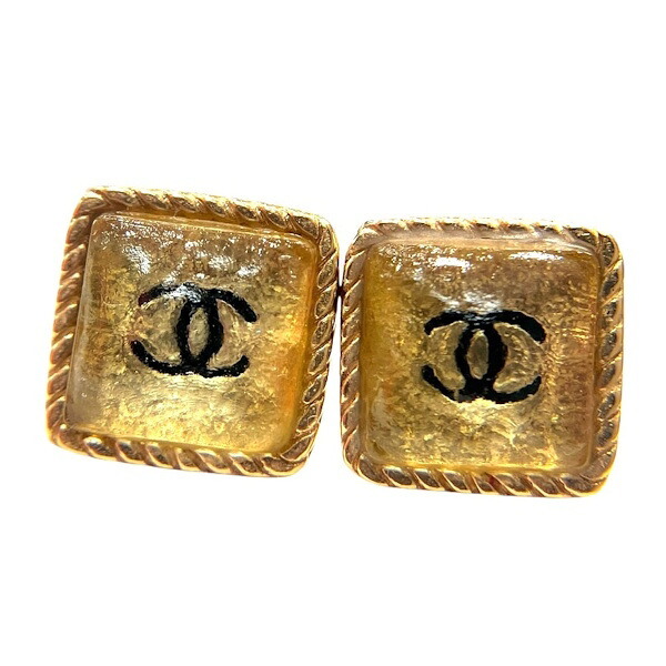 シャネル CHANEL ピアス　アクセサリー ココマーク 総重量約4.5g GP 中古 美品 送料無料☆0203