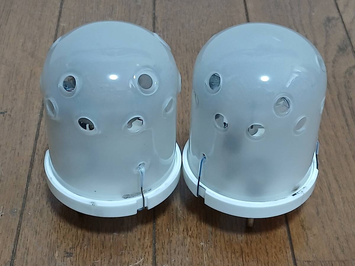 ガラスグローブ フラッシュチューブ 保護用 パイレックスガラスカバー 2点 まとめ ストロボ 撮影 6353