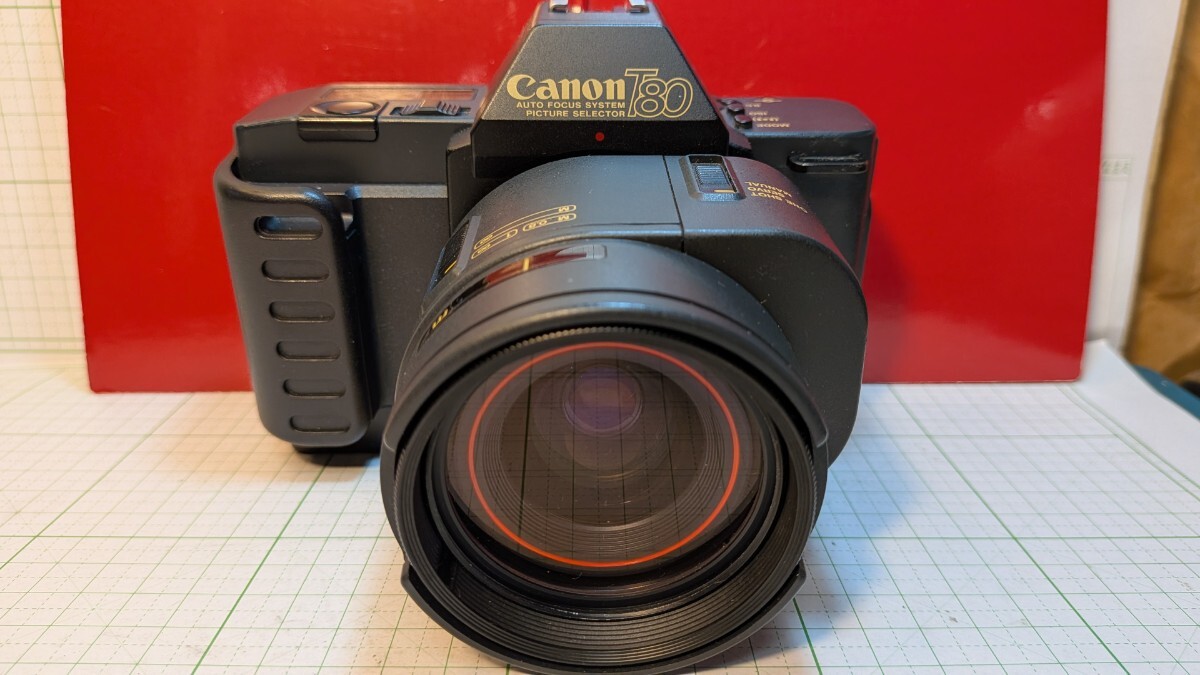 珍しいcanon T80 35-70zoom set work as is for collection