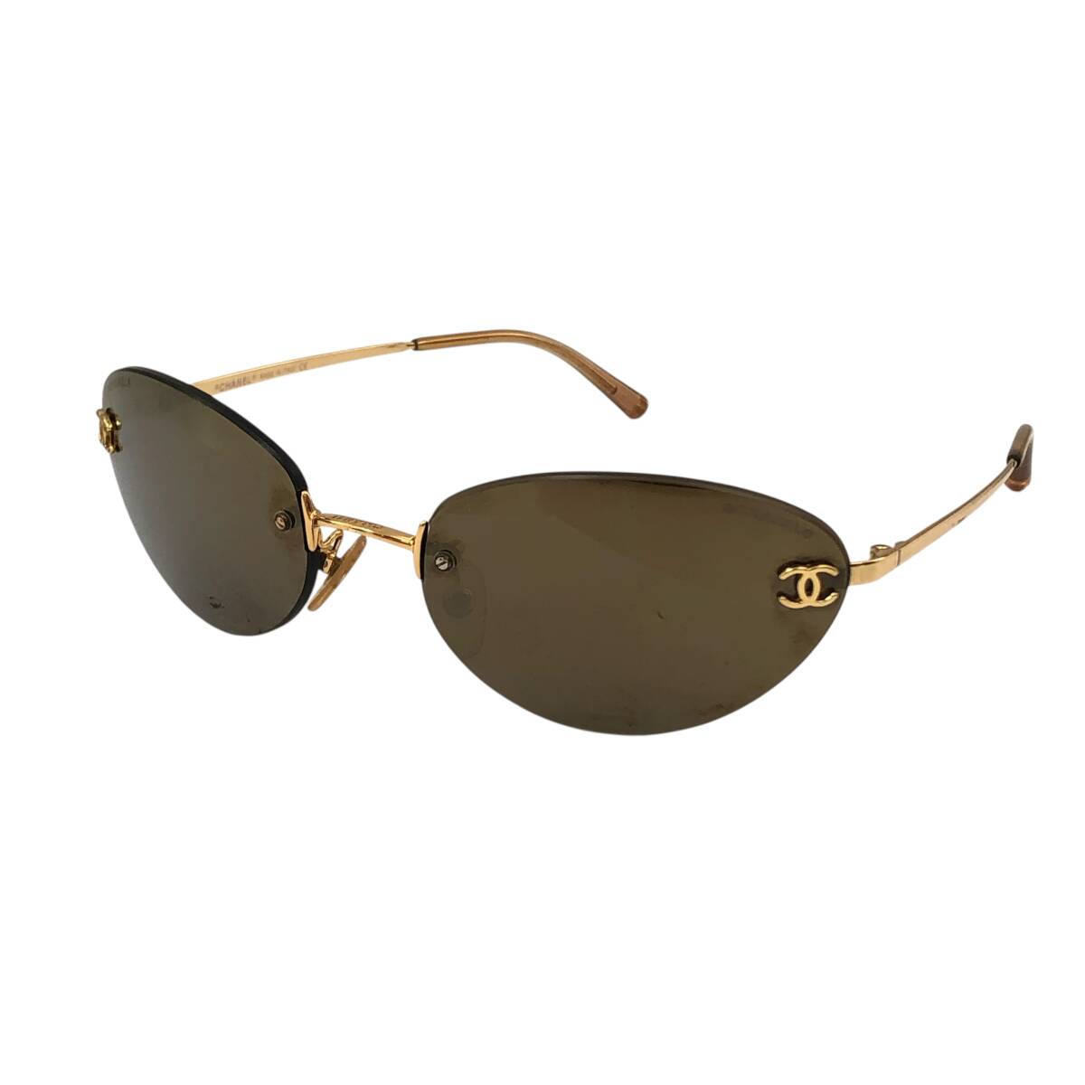1円〜 CHANEL シャネル サングラス 4003 c.125/21 57口19 130 ジャンク 現状品 