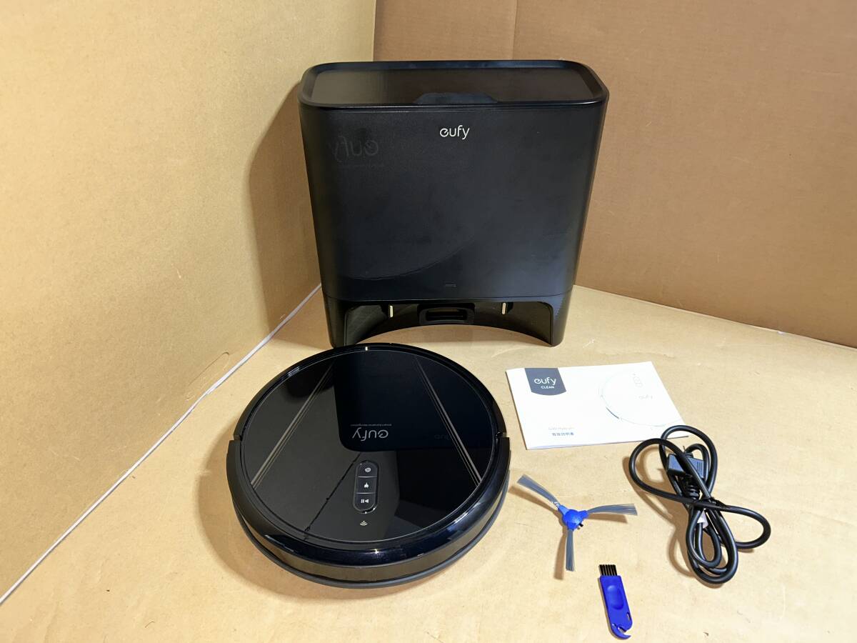ジャンク品【 充電エラー・動作未確認 】Anker Eufy Clean G40 Hybrid+ ロボット掃除機 ブラック T2273514 /