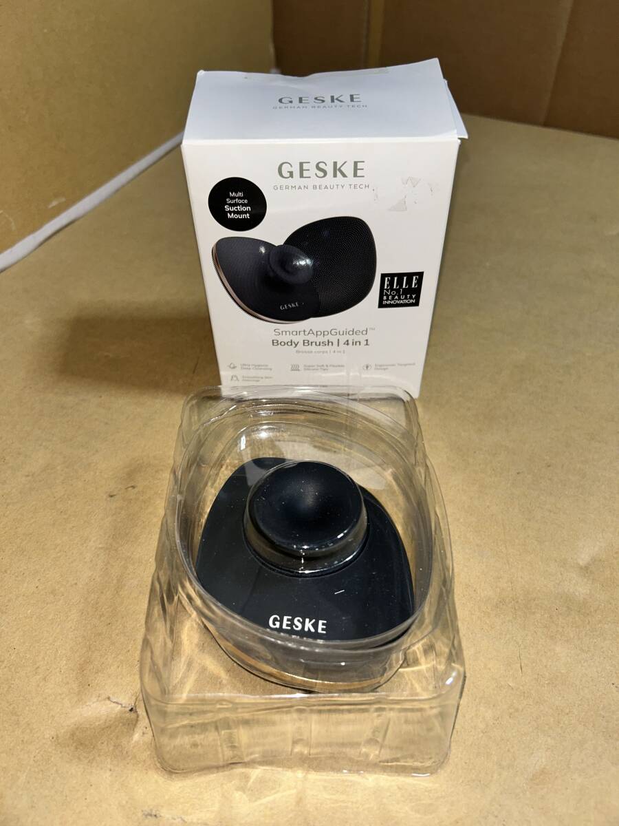 【未使用 外装不良 箱傷み】GESKE ゲスケ ビューティーテック ボディブラシ グレー GK000705GY01 