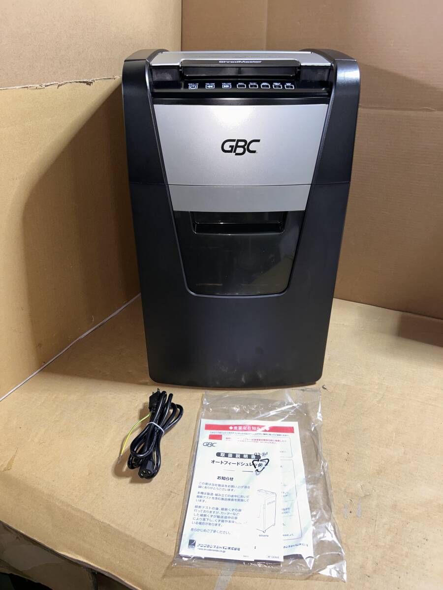 【 現状品・動作確認済】GBC オートフィードシュレッダ マイクロ 150AFM GCS150AFM-E A4/マイクロクロスカット