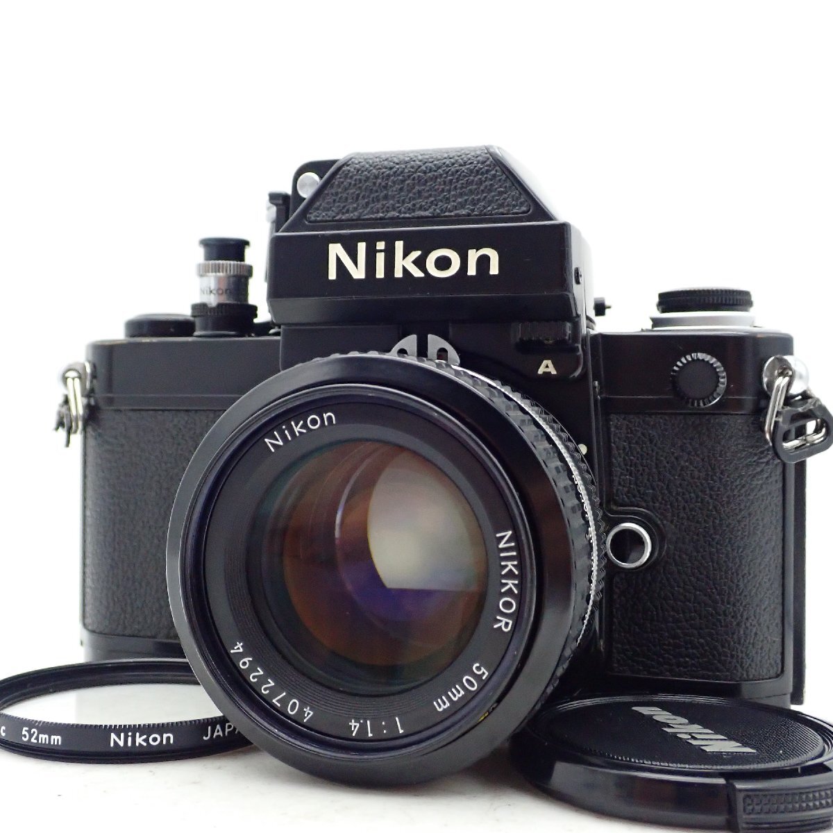 整備済 Nikon F2 フォトミックA DP-11 ブラック 一眼レフフィルムカメラ 7773696 Ai Nikkor 50mm f1.4 標準 単焦点 オールドレンズ