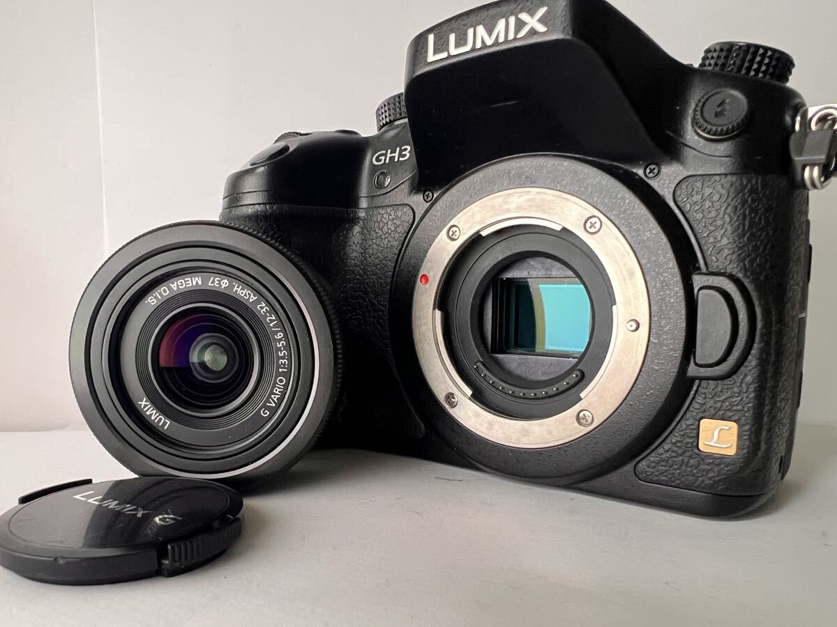 ★極上美品★ Panasonic パナソニック LUMIX DMC-GH3 ボディ G VARIO 12-32mm F3.5-5.6 ★動作確認済み #0493 #265
