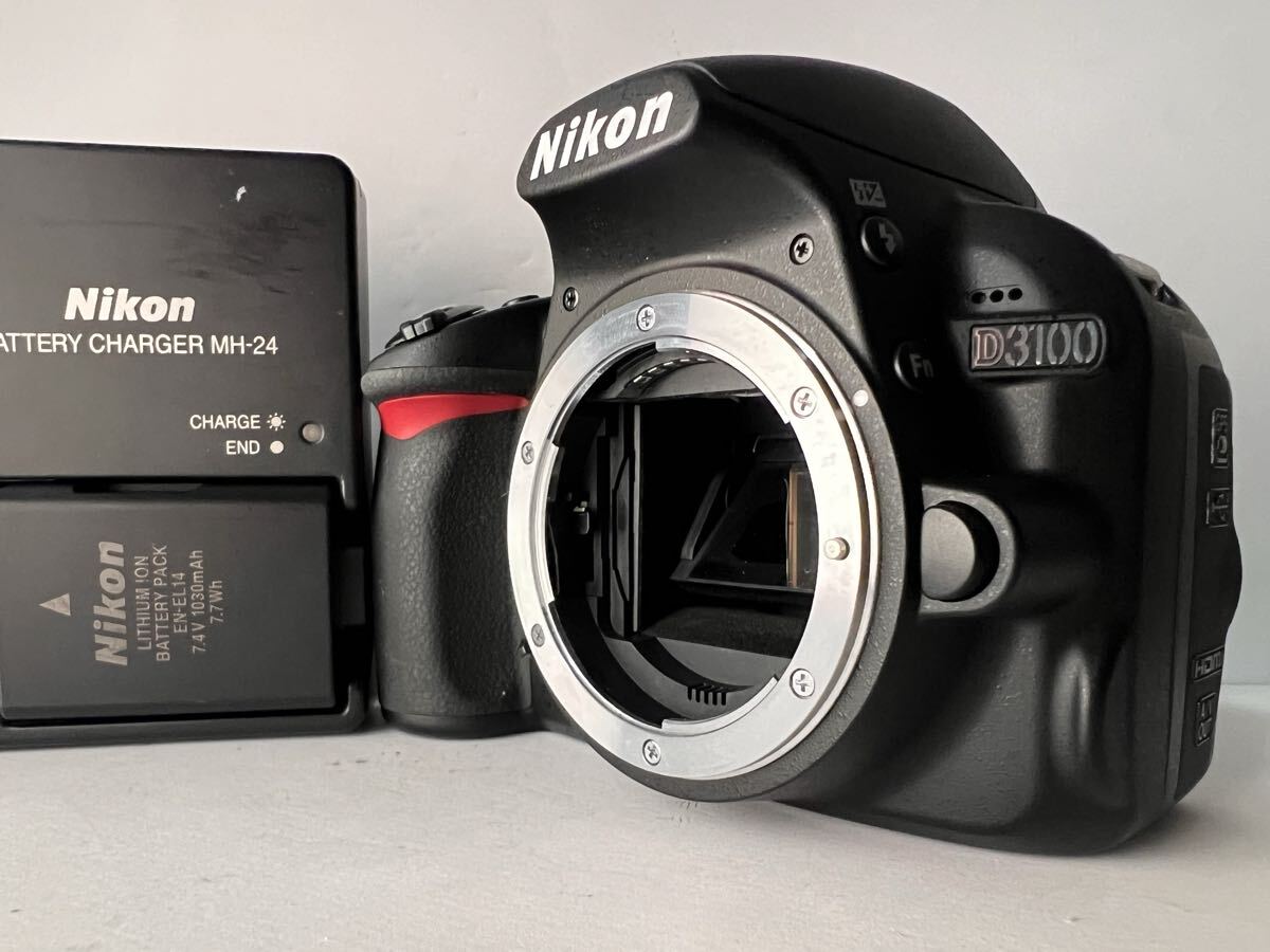 ★極上美品★ 《ショット数553回》Nikon ニコン D3100 ボディ ★動作確認済み #0582 #22