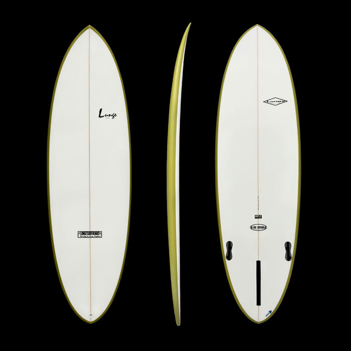 サマーセール対象ボード　LUNGE DUCK　EPSフォーム　グリーン 5'10　大幅値下げお値打ち価格