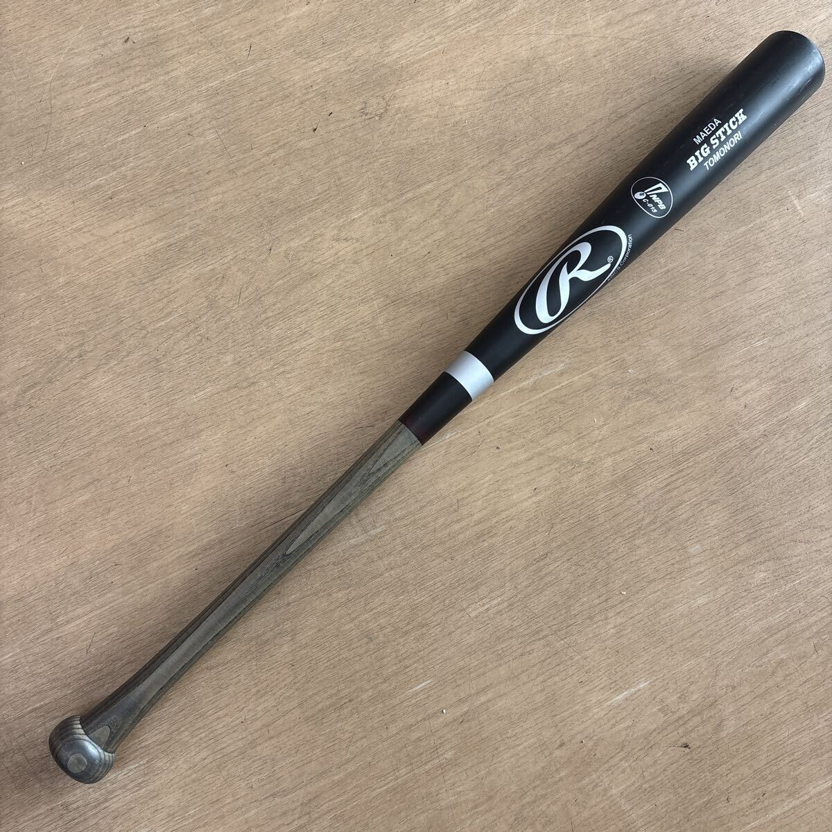 広島カープ #1 前田智徳　実使用 バット　ローリングス　プロ実使用品 本人 支給品 硬式用木製バット　直筆サイン付き