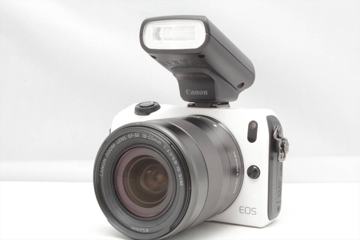 Canon EOS M キヤノン　ミラーレスカメラ　レンズセット キャノン　動作確認済み　送料無料