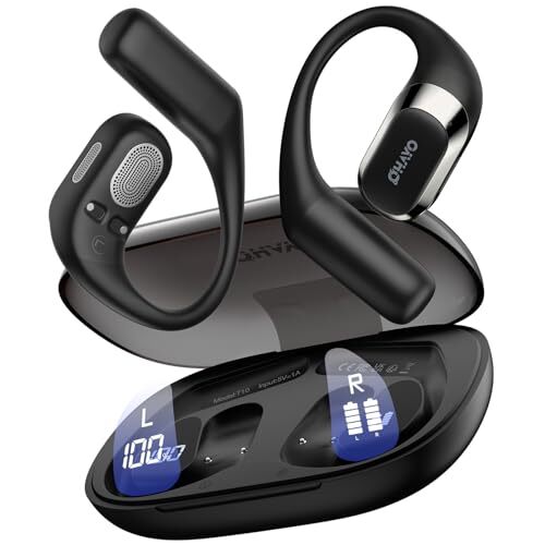 オープンイヤーイヤホン bluetooth 5.4 ワイヤレス イヤホン 耳掛け式 【2026革新版 ENC搭載 40時間再生 1