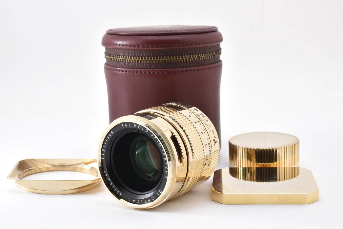 【美品】TTArtisan 35mm F1.4 Gold Edition Leica Mマウント 銘匠工学 世界200本限定 #9699
