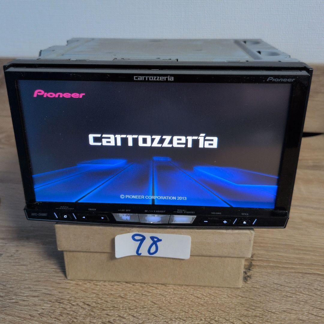 98 カロッツェリアAVIC-ZH0007 画面交直ジャンク品