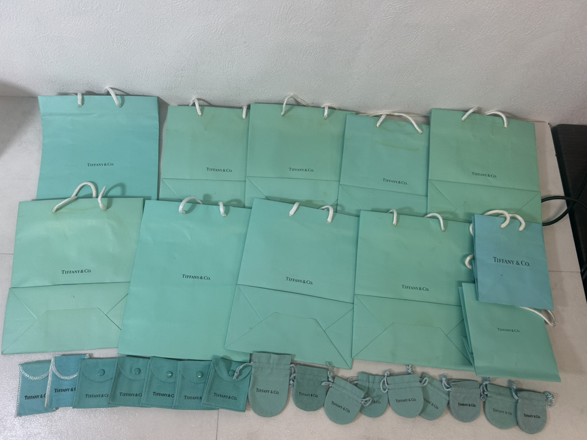 15456-06★ TIFFANY&CO. ティファニー 紙袋 ショッパー 巾着袋 保存袋 まとめて27点 おまとめ出品★