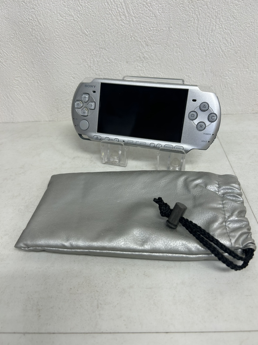 15482-06★SONY ソニー PSP-3000 ミスティック・シルバー 本体 プレイステーション・ポータブル ジャンク★