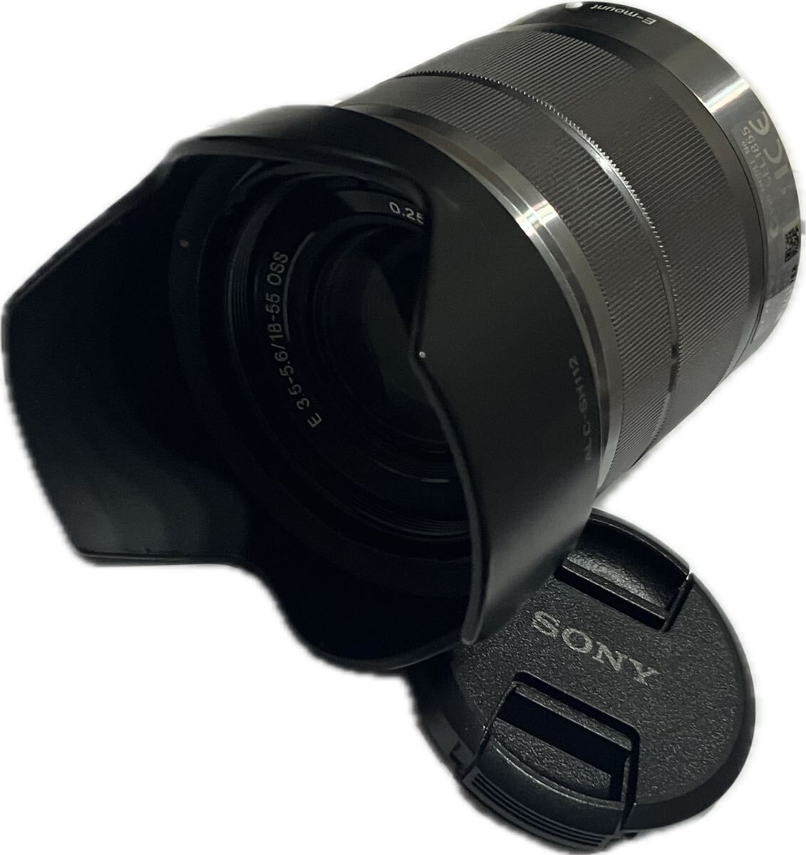 ★極上美品★ フード付 ソニー SONY E 18-55mm F3.5-5.6 OSS SEL1855 #31170022