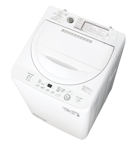 新品☆シャープ(SHARP) 全自動洗濯機 洗濯5.5㎏ 高濃度洗浄 ホワイト　送料無料28