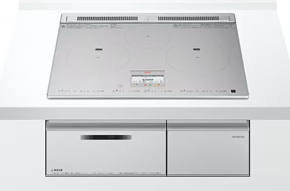 新品☆HITACHI 日立 ビルトインIHクッキングヒーター 200V 60cm シルバー送料無料88