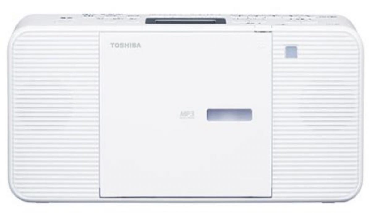 送料無料～（展示品）TOSHIBA(東芝) TY-C301-W(ホワイト) CDラジオ ワイドFM対応 バッテリー式 （W-79）