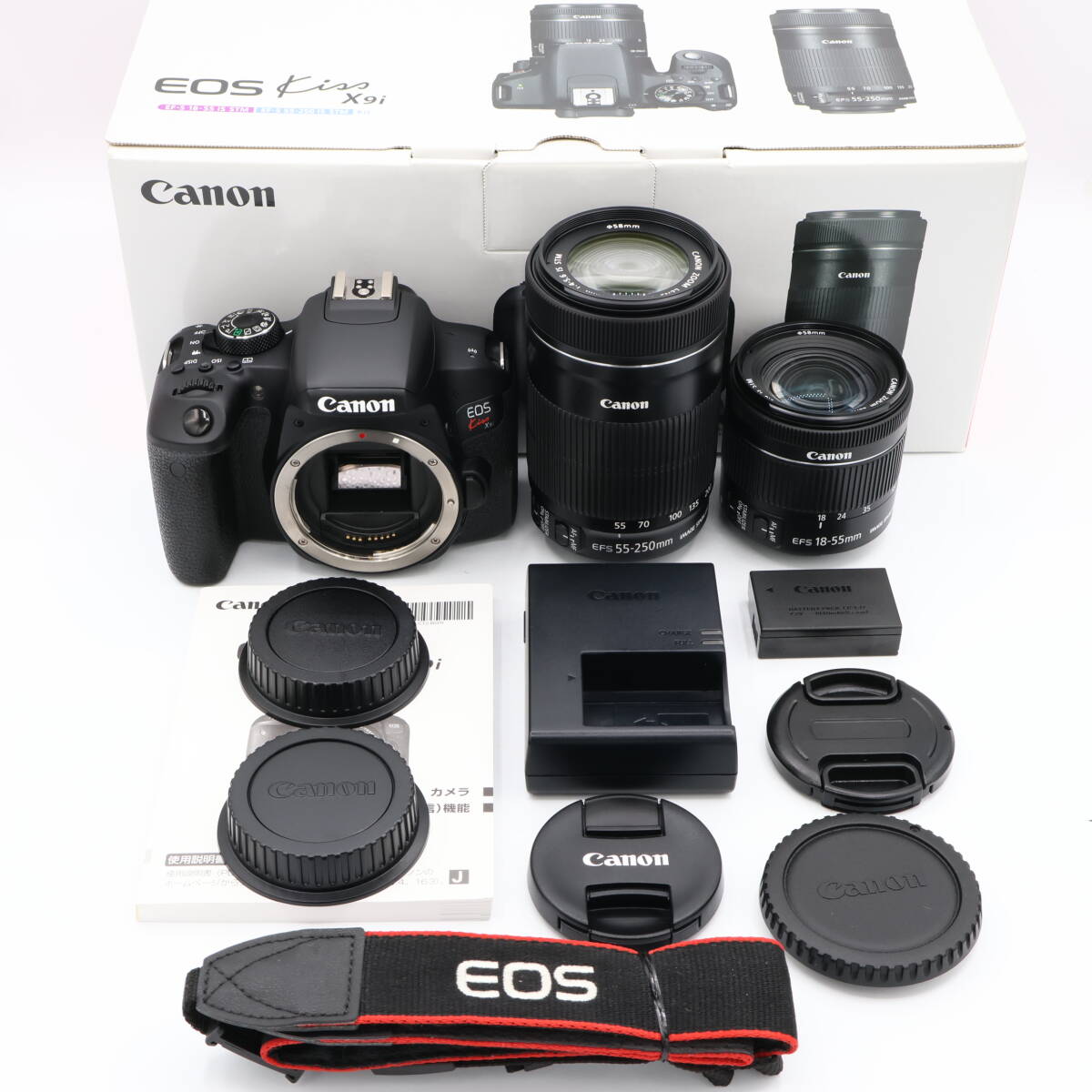 Canon キヤノン デジタル一眼レフカメラ EOS Kiss X9i ダブルズームキット #260721_091021001169