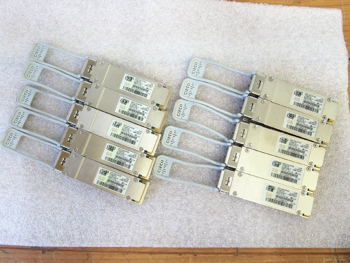 ☆【1T】 CISCO トランシーバーモジュール QSFP-40G-SR-BD 10個セット ジャンク