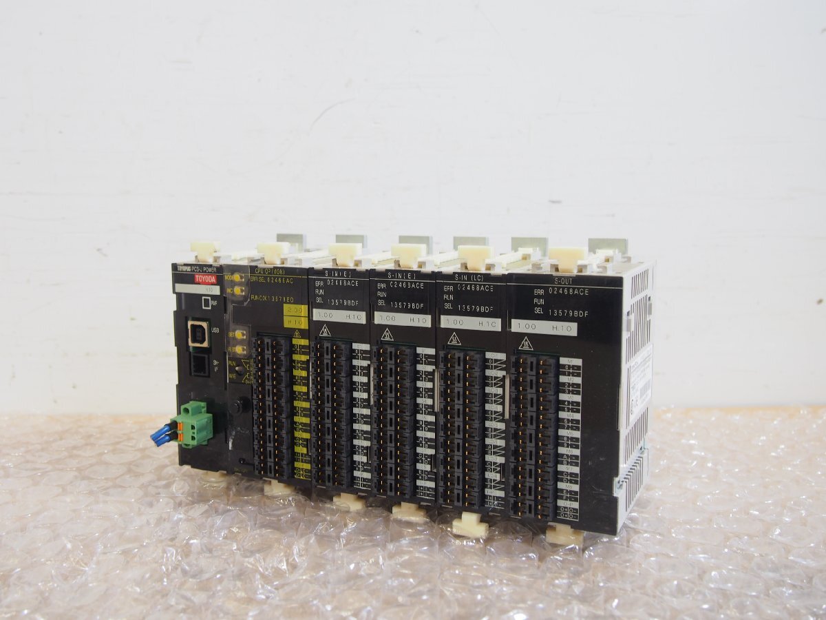 ☆【1T0715-16】 TOYOPUC シーケンサユニット TDV-6338 TDC-6344 TDK-6356×2 TDK-6357 TDK-6358合計6台セット PCS-J 動作保証