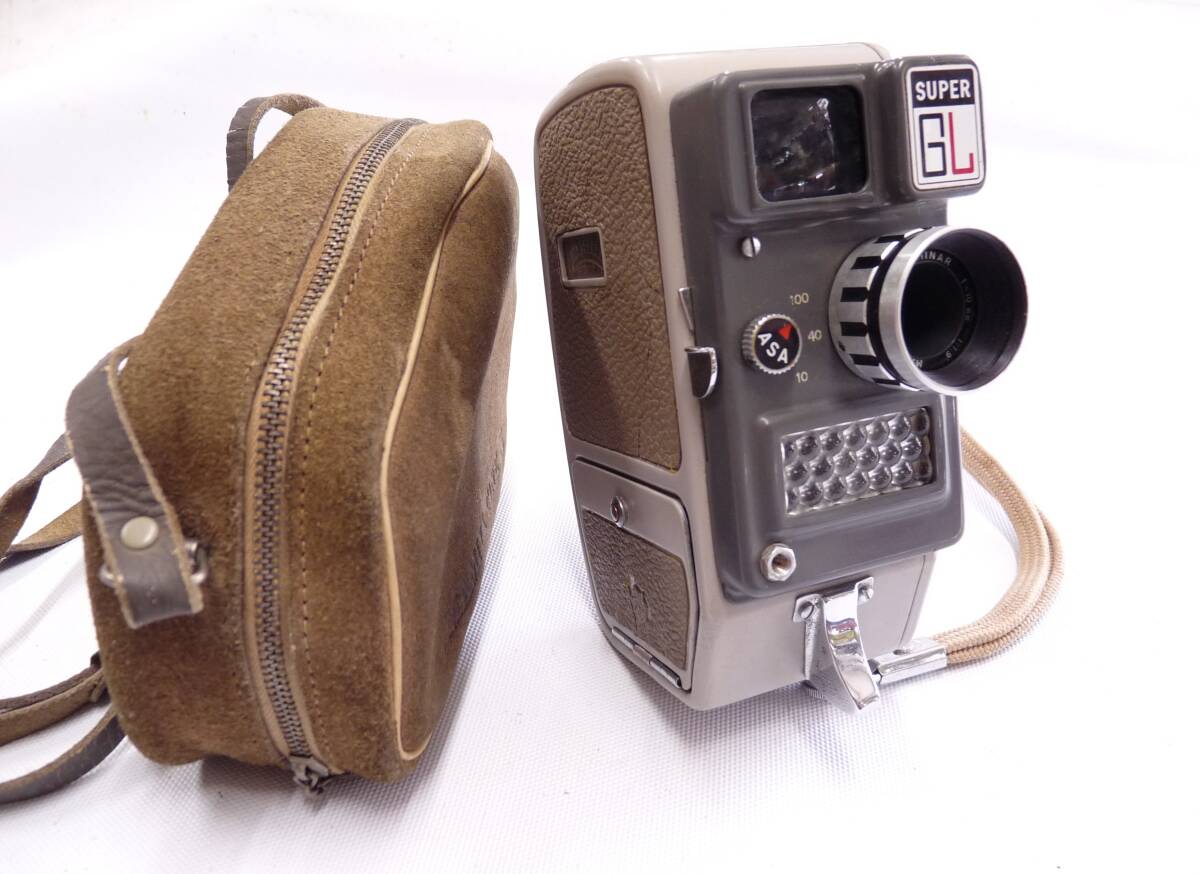 【可動品 やや難あり】フィルム8ミリカメラ MAMIYA CINE 8 SUPER GL ケース付