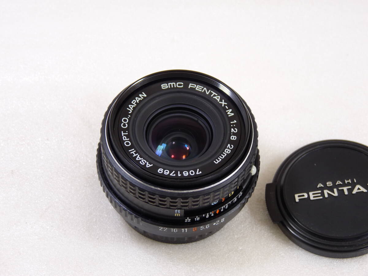 【明るい広角レンズ】ASAHI PENTAX Kマウント ｓｍｃ PENTAX-M 28ｍｍ F2.8