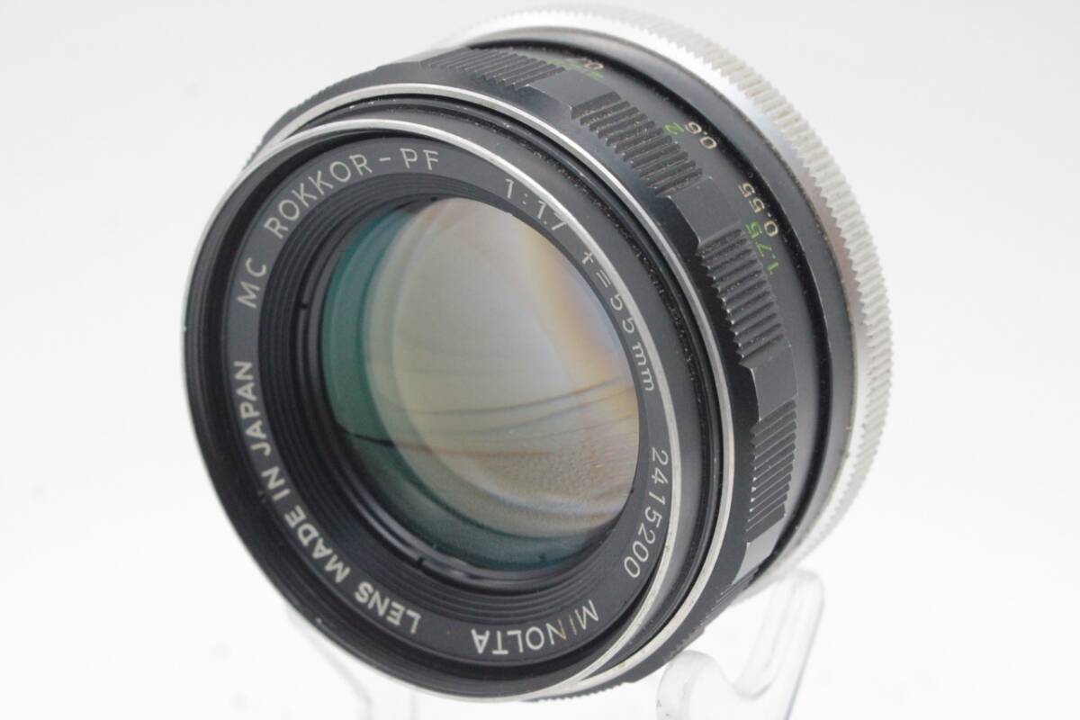 ★良品★ ミノルタ MINOLTA MC ROKKOR-PF 55mm F1.7 #181 Y4504